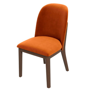 Mid-Century Modern Velvet Dining Chair (Set of 2)
